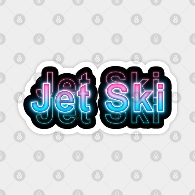 Jet Ski Sticker by Sanzida Design